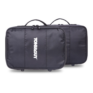 <b>Tool</b> Duffle <b>Bag</b> For Hairdressing Beauty Makeup Salon <b>Tools</b> Storage Handbag Black Top Handle - Product Image 1