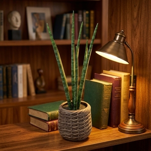 Nuovo Design Piante Artificiali in Vaso Miniatura ad Alta Durabilità, Vendita Diretta dalla Fabbrica, <span class=keywords><strong>Bonsai</strong></span> con Foglie Verdi Realistiche per Decorazione Scaffali - Product Image 3