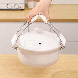 Pince de cuisine en acier inoxydable pour assiettes et bols, support de maintien pour plaques chauffantes - Product Image 6