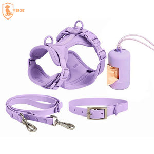 Ensemble de harnais personnalisé pour <span class=keywords><strong>chien</strong></span> <span class=keywords><strong>en</strong></span> PVC, <span class=keywords><strong>solution</strong></span> anti-traction, harnais tactique personnalisé, respirant et rembourré, pour les besoins des animaleries et des marques d'articles pour animaux - Product Image 1