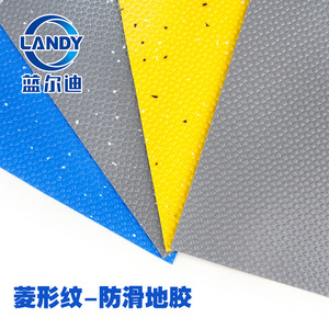 Tapis de sol en PVC antidérapant, imperméable et épaissi Landy Plastic Flooring pour piscine et salle de bain, forme rectangulaire - Product Image 3