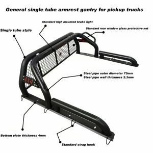 Лидер продаж, спортивный задний рулон из нержавеющей стали для toyota tacoma Hilux GWM Power Cannon Jeep Gladiator Changan Hunter F70 Cars - Product Image 2