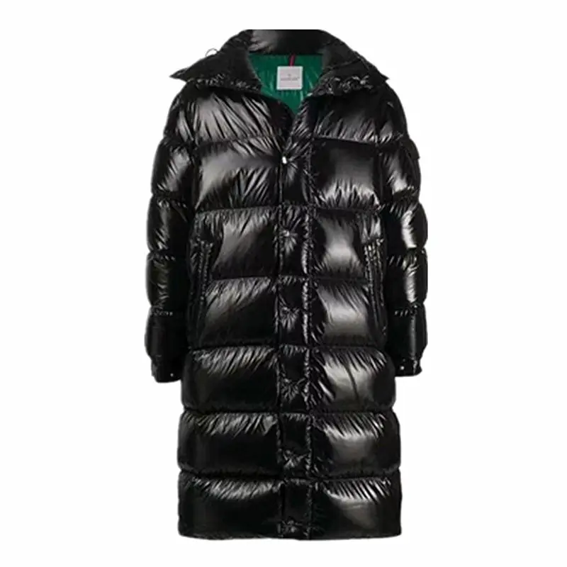 Reasonable Prices Shiny Puffer Long Down Coat Men Winter Jacket Gooose Down Jacket Women
