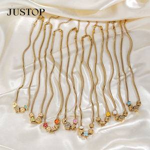 Collar de Cadena con Colgante de Acero Inoxidable Impermeable, Personalizado OEM/Venta al por Mayor, Chapado en Oro/Plata, Joyería de Moda Unisex de Tendencia - Product Image 5