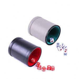 Copa de Dados de Cuero Sintético PU de Alta Calidad para Fiestas, Juegos de Mesa Familiares, Suministros para Bares y Entretenimiento - Product Image 2