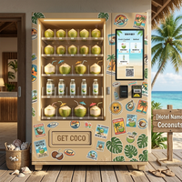 JOYVEND Volledig Automatische Vers Kokoswater Automaat met Touchscreen en Koeling voor Commercieel Gebruik