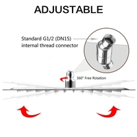 Pommeau de douche carré effet pluie 8" 10" 12" ultra-mince avec bras de douche |   OEM et ODM pris en charge pour les projets de vente en gros