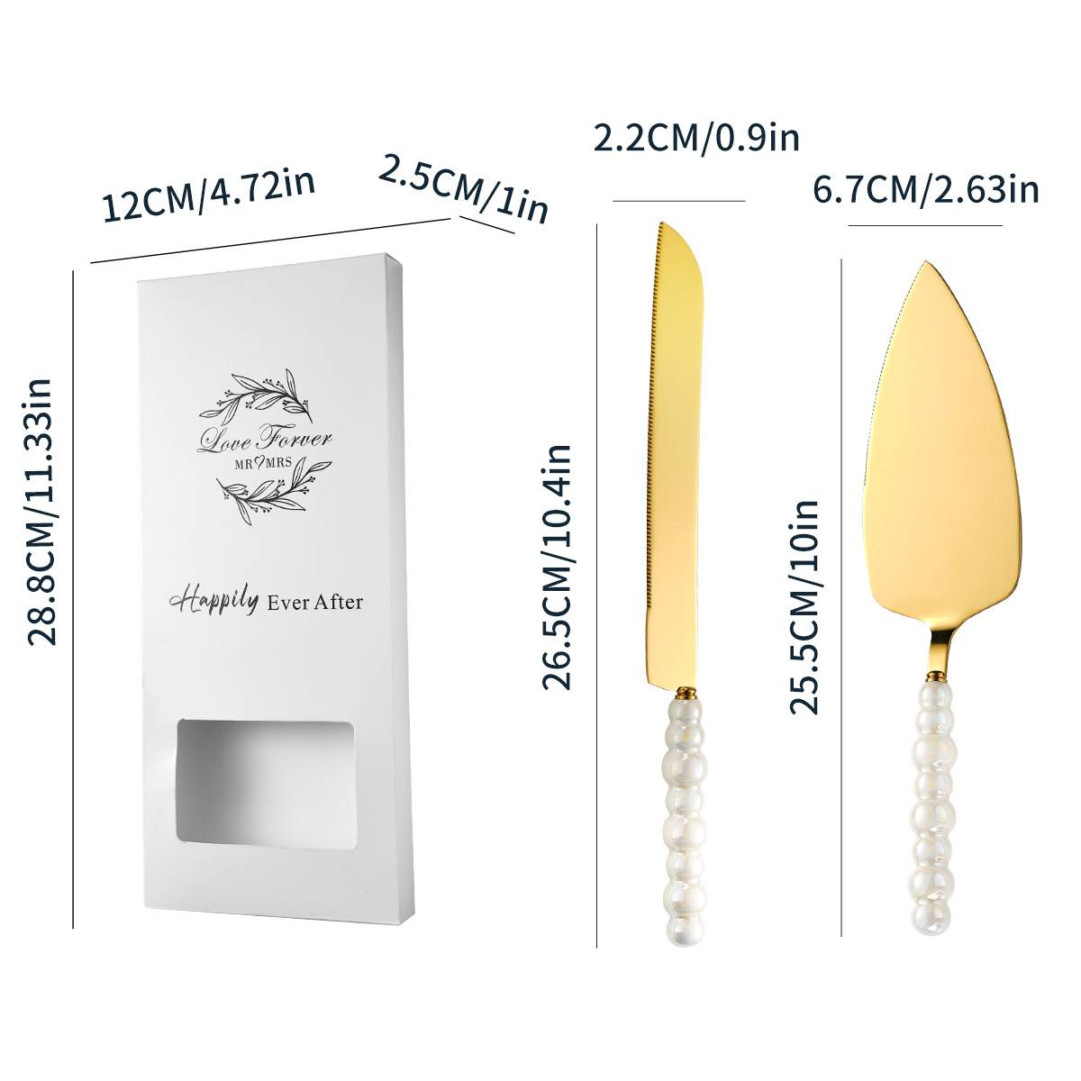 Gold 2pcs
