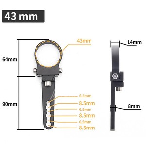 Skyearth Aluminum <b>LED</b> <b>Light</b> Mounting Bracket 1.5 1.75 2 Inch Roll <b>Bar</b> Clamp Universal Black Bracket for Jeep Truck Offroad - Product Image 2