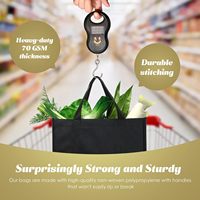Logo personnalisé écologique découpé pliable réutilisable sérigraphie tissu épicerie non tissé sacs Tnt