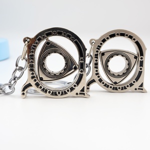 Mazda Rotary <strong>Engine</strong> Keychain Fashionable Metal Pendant Enamel UV Printing Cars Cross-Border Key Ring Featuring Leather Crystal - Product Image 2