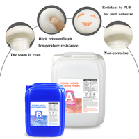 Mousse de polyuréthane excellent amortissement sonore mousses d'uréthane liquide Flexibles pour résine d'uréthane antichoc/joint pour coulée