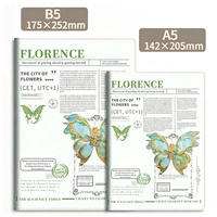 Carnet à couverture souple A5 de qualité supérieure, cousu, 205x142mm, ligné, cahier d'écriture scolaire pour la Malaisie