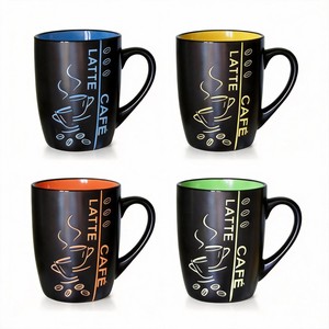 Artículos para el Hogar al por Mayor, Marca HARVIT, Origen Hunan, Tazas y Platillos de Cerámica para Té y Capuchino con Diseño Novedoso, en Caja con Ventana - Product Image 1