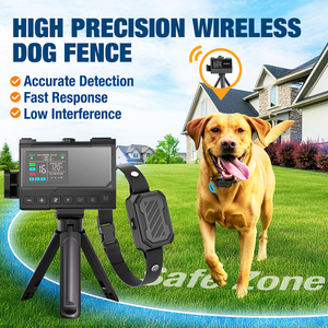 Clôture Électrique Sans Fil <span class=keywords><strong>pour</strong></span> <span class=keywords><strong>Chien</strong></span>, Entraîneur de Bordure en Plastique, Portée Ultra-Longue 800m, Étanche et Rechargeable <span class=keywords><strong>pour</strong></span> Extérieur - Product Image 3