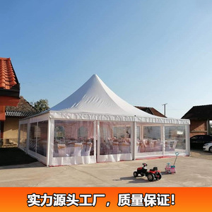 Carpa Piramidal 10x10m de Poliéster, Impermeable, Resistente al Viento, Protección UV, Plegable, Tipo Extensible, Automática y Rápida - Product Image 2