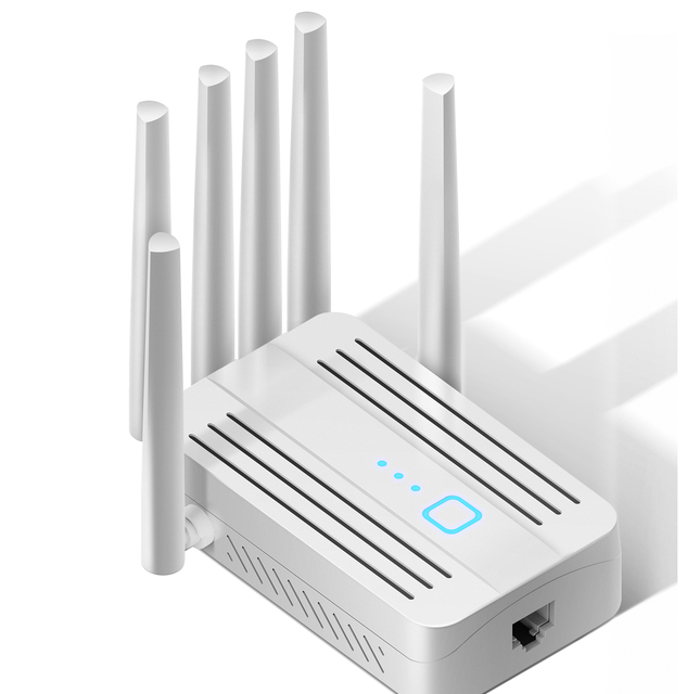 OEM 300Mbps WiFi Signal Booster Wireless Repeater Plug in WiFi Extender 2.4GHz LAN Port for Home Office Network