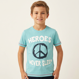 Camiseta de Manga Corta para Hombre, Cuello Redondo, Logotipo Personalizado, 100% Algodón Orgánico, Transpirable, Ecológica, Venta al Por Mayor, Garantía de Calidad - Product Image 1