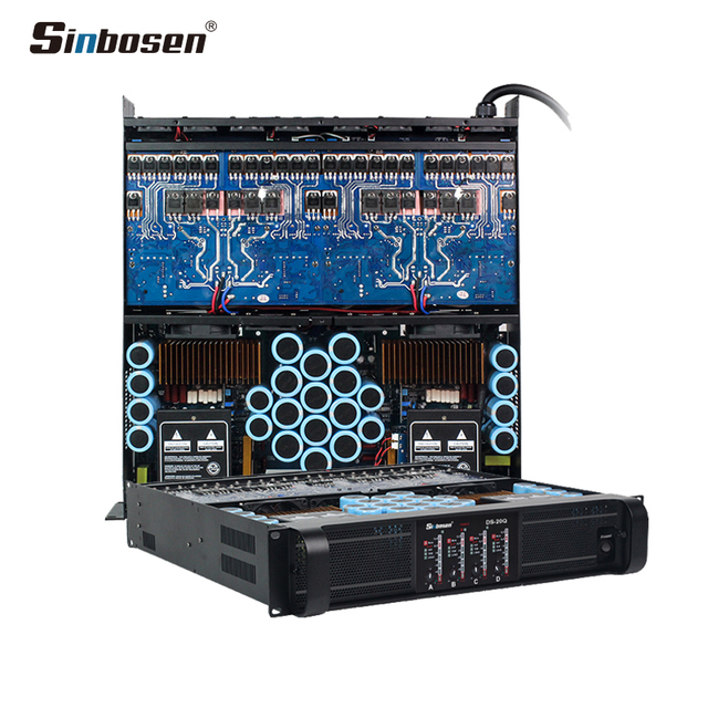 Hot Selling High Quality DS-20Q Amplifier Speaker Amp Professional Audio Power Mixer Audio Amplifiers