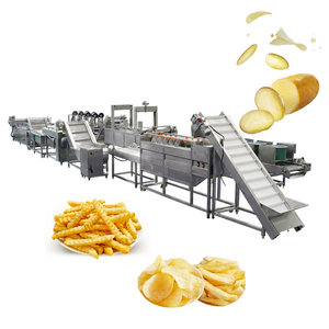 Línea de Producción Automática de Papas Fritas y Chips de Patata para el Procesamiento de Frutas y Verduras, Sistema de Freidoras de Alta Capacidad - Product Image 1