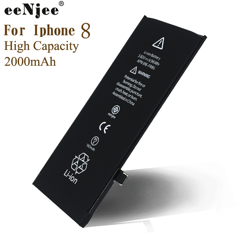 Популярный Оригинальный аккумулятор для мобильного телефона Iphone 8 8G 100% новая бытовая электроника