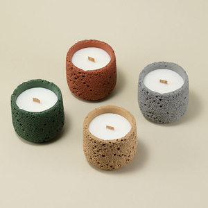 <span class=keywords><strong>Bougie</strong></span> parfumée romantique pour la maison, aromathérapie, senteurs émotionnelles, dans des piliers en argile rouge, pour les hôtels, fournitures de parfum d'intérieur - Product Image 3