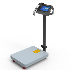 Balance de pesage LCD avec système <span class=keywords><strong>Android</strong></span> intelligent IA de 7 pouces, unités en kg, impression d'étiquettes avec code QR clignotant, traçabilité, balance de table OEM ODM - Product Image 2