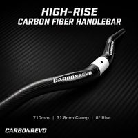Guidon de trottinette électrique Carbonrevo en alliage d'aluminium pour la ville – Pièce de rechange idéale pour une meilleure adaptabilité