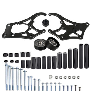 Auso-Racing Aluminum Compressor <b>Bracket</b> For Lsx Ls1 Ls2 Ls3 Ls6 Chevy <b>Silver</b> Black Retrofit Upgrade - Product Image 4
