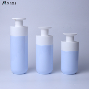 Bouteille vide personnalisable pour cosmétiques, lotion, shampoing, gel douche, conteneur de 200 ml, pompe en plastique PET, couleur personnalisée, marque <span class=keywords><strong>Anran</strong></span> - Product Image 1