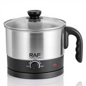 หม้อต้มบะหมี่ RAF 1500W ความจุ 1.5 ลิตร ตัวเครื่องสแตนเลส ฐานหมุนได้ 360 องศา พร้อมไฟแสดงสถานะ และใช้งานง่าย - Product Image 2