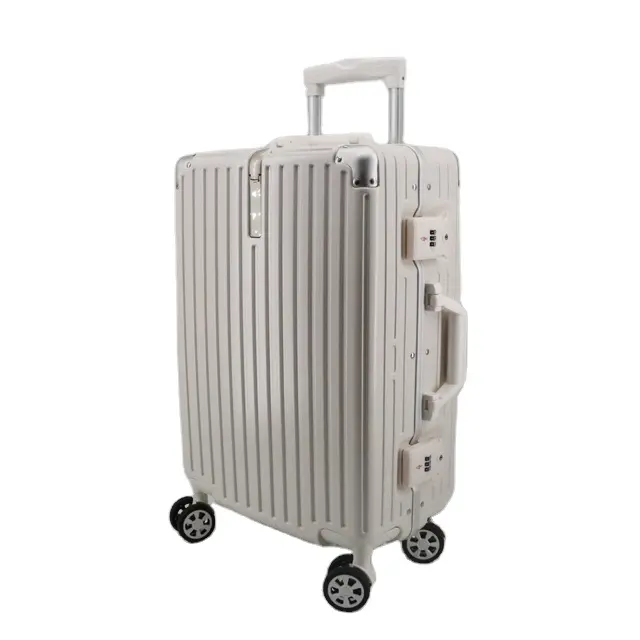 Xingshun Factory trolley hard case PC luggage handbags travel suitcase ABS white luggage sets