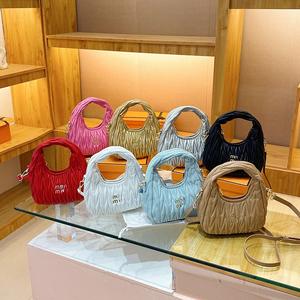 Nuova <span class=keywords><strong>Borsa</strong></span> a Spalla da Donna in <span class=keywords><strong>Pelle</strong></span> PU di Design, <span class=keywords><strong>Borsa</strong></span> a Mano Plissettata <span class=keywords><strong>Morbida</strong></span> e Portatile con Cerniera Sottobraccio - Product Image 1