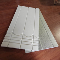 Panneau d'isolation pour chauffage par le sol en graphite XPS, plaque de mousse de polystyrène extrudé argentée, valeur R élevée
