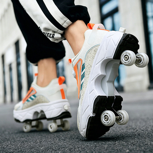 Nouveauté, baskets déformables à roulettes unisexes décontractées pour garçons et filles, chaussures de parkour - Product Image 3
