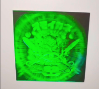 Autocollants adhésifs holographiques en PET inviolables pour l'emballage de médicaments, masques chirurgicaux, collyres, perfusions – Personnalisables