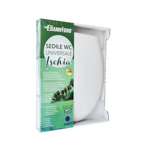 Bidet Universale Moderno Quadrato Ischia con Chiusura Morbida a V, in Legno di Bambù, Plastica PP e Resina di Urea per Uso Bagno - Product Image 2