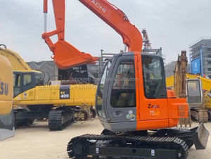 Excavadora Hitachi ZX75 Usada en Venta, Excavadora de Orugas de Segunda Mano de Japón, Motor de 141KW, 7.5 Toneladas - Product Image 3