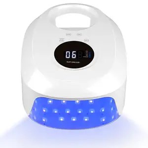 102W high quality wholesale china professional wireless led uv curing nail lamp rechargeable acrylic nail dryer machine