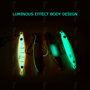 NOUVEAU 20g leurre de gabarit en métal lent Luminous double head small jig bait for saltwater artificial fishing leurre - Product Image 4