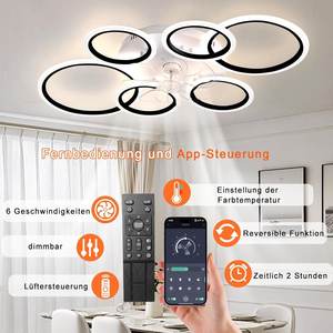 Luz de techo LED de brillo contemporáneo, anillos modernos regulables, accesorio de iluminación de montaje empotrado con cubierta acrílica para sala de estar - Product Image 6