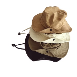 Cappello a Secchiello per Bambini ad Asciugatura Rapida con Ampia Tesa Protezione Solare Estiva per Ragazzi Ragazze Neonati Campeggio Arrampicata in Montagna Pesca - Product Image 1
