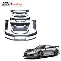 Kit carrosserie modifié BK Tuning 911 992.2 style PD, pièces de carrosserie extérieure, carbone sec 3K Twills, kits de carrosserie pour Porsche 992.2, kits souples