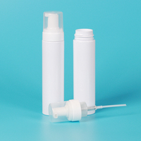 Emballage plastique vide pour soins de la peau 250 ml 8 oz Bouteille à pompe moussante PET Nettoyant visage Masque Mousse Distributeur de savon pour les mains Bouteille de mousse
