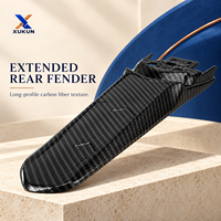 Kit de garde-boue avant et arrière pour Sur Ron Light Bee X S, texture fibre de carbone, protection de chaîne, couvercle d'amortisseur arrière, accessoires moto