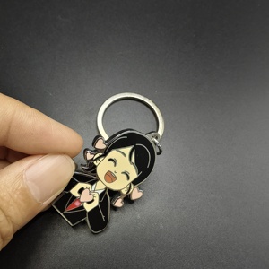 Llavero de esmalte duro de doble cara personalizado, chapado en níquel, con martillo de juez, recuerdo legal para sala de juzgado, regalo al por mayor a granel - Product Image 3