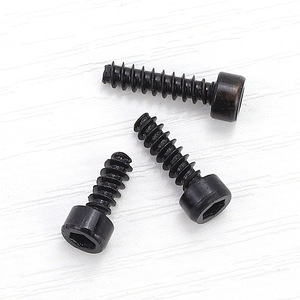 Factory Direct Supply Black Oxide Hex Socket Head Cap Self Tapping <b>Screws</b> with <b>Flat</b> Tail M2 M3 M4 M5 Various Sizes Metric System - Product Image 6