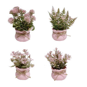 <span class=keywords><strong>Maceta</strong></span> artificial Rosa hecha a mano para decoración <span class=keywords><strong>de</strong></span> habitación <span class=keywords><strong>de</strong></span> niña pequeña, escritorio <span class=keywords><strong>de</strong></span> oficina, accesorios para mujer - Product Image 5