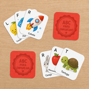 Cartes d'apprentissage éducatives pour enfants avec logo personnalisé, cartes d'association espagnoles, cartes flash pour l'apprentissage des images et des <span class=keywords><strong>mots</strong></span> pour les tout-petits - Product Image 3