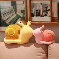 Boneka Siput Lucu Angela Custom Cartoon, Boneka Bayi Lembut Bahan Katun Seperti Asli, Mainan Tidur Penghibur Bayi dengan Isian PP
